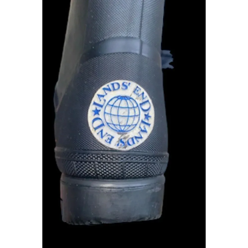 Lands End All Weather Snow  Boots Steel Shank Lined Sz. 1M